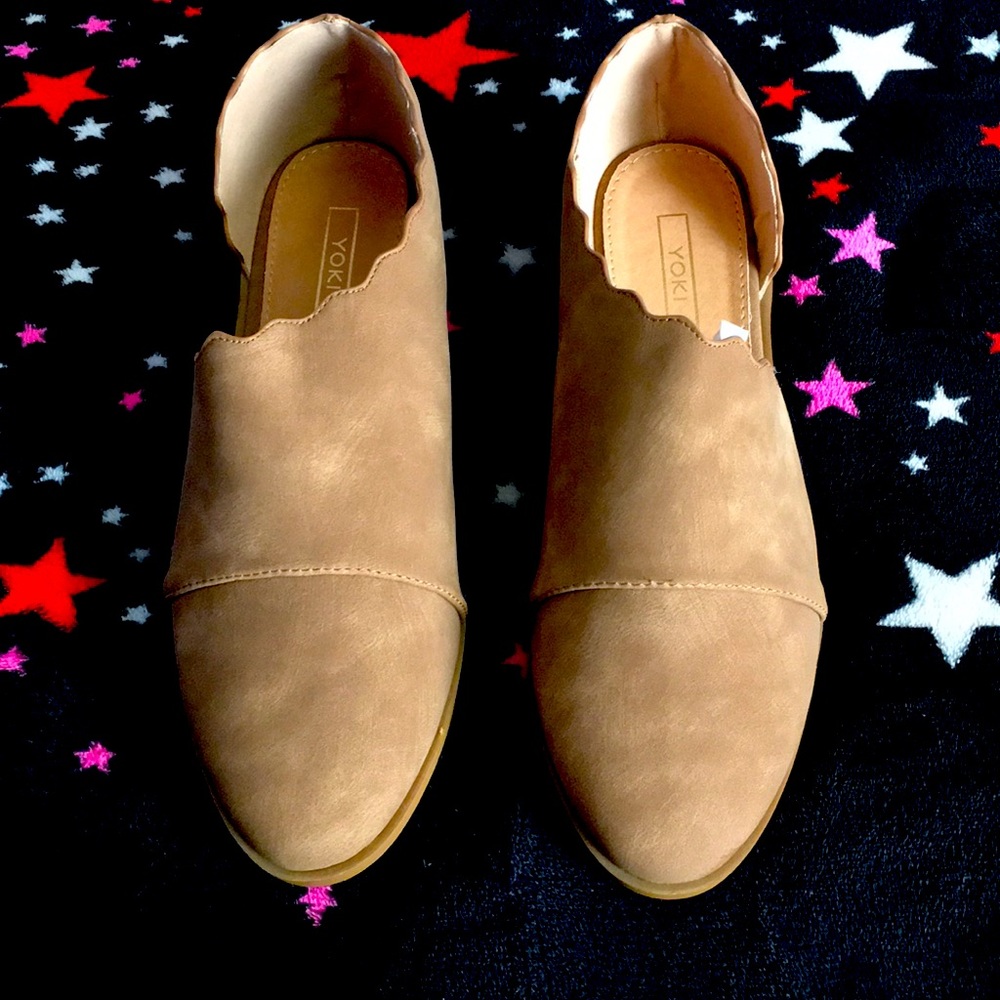 Brand new suede shoes